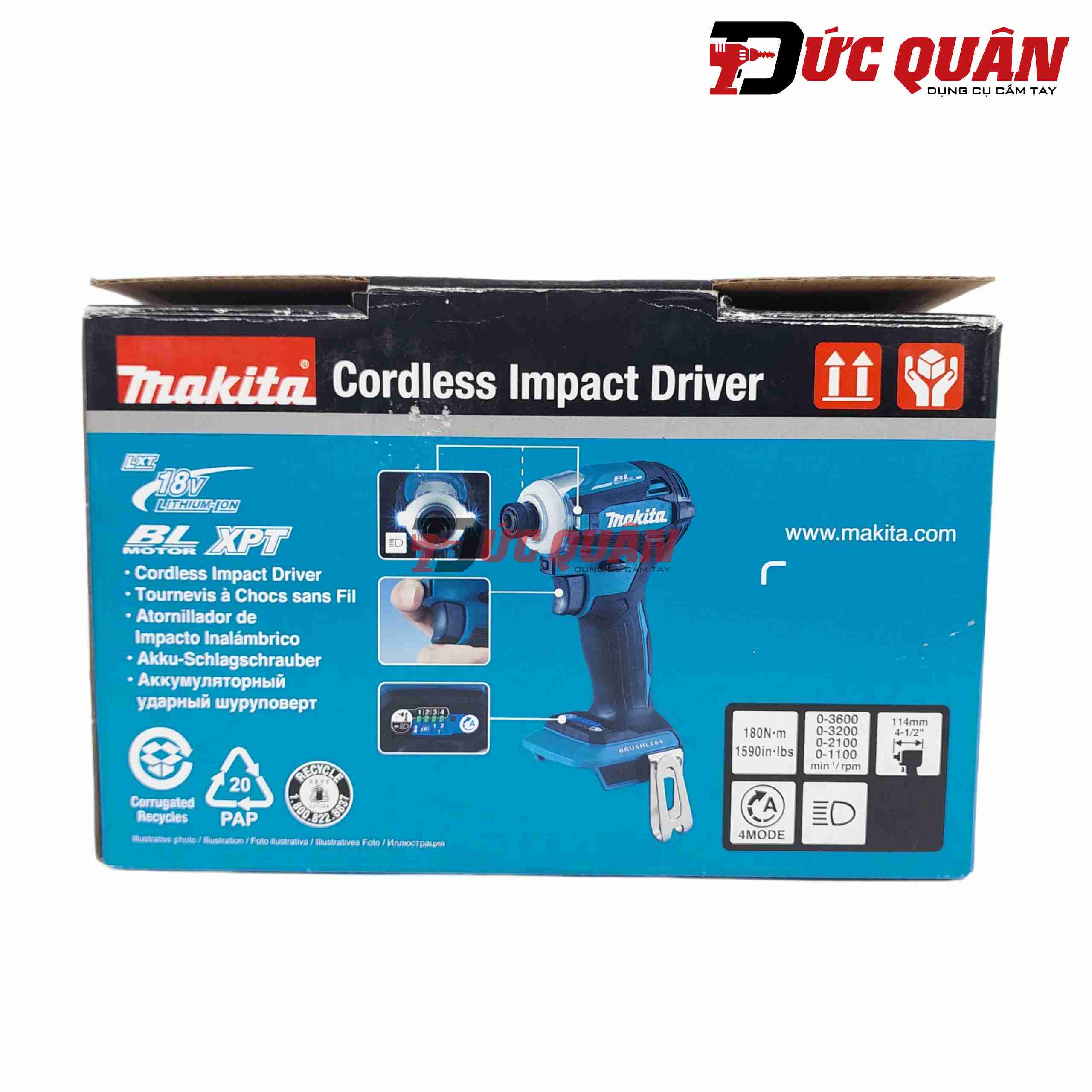 Máy bắn vít 18v Makita DTD172z ( thân máy )