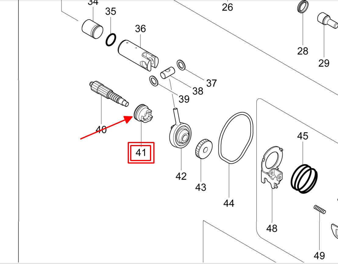 Khốp nhông máy khoan bê tông DHR165/ HR165 Makita 331706-2