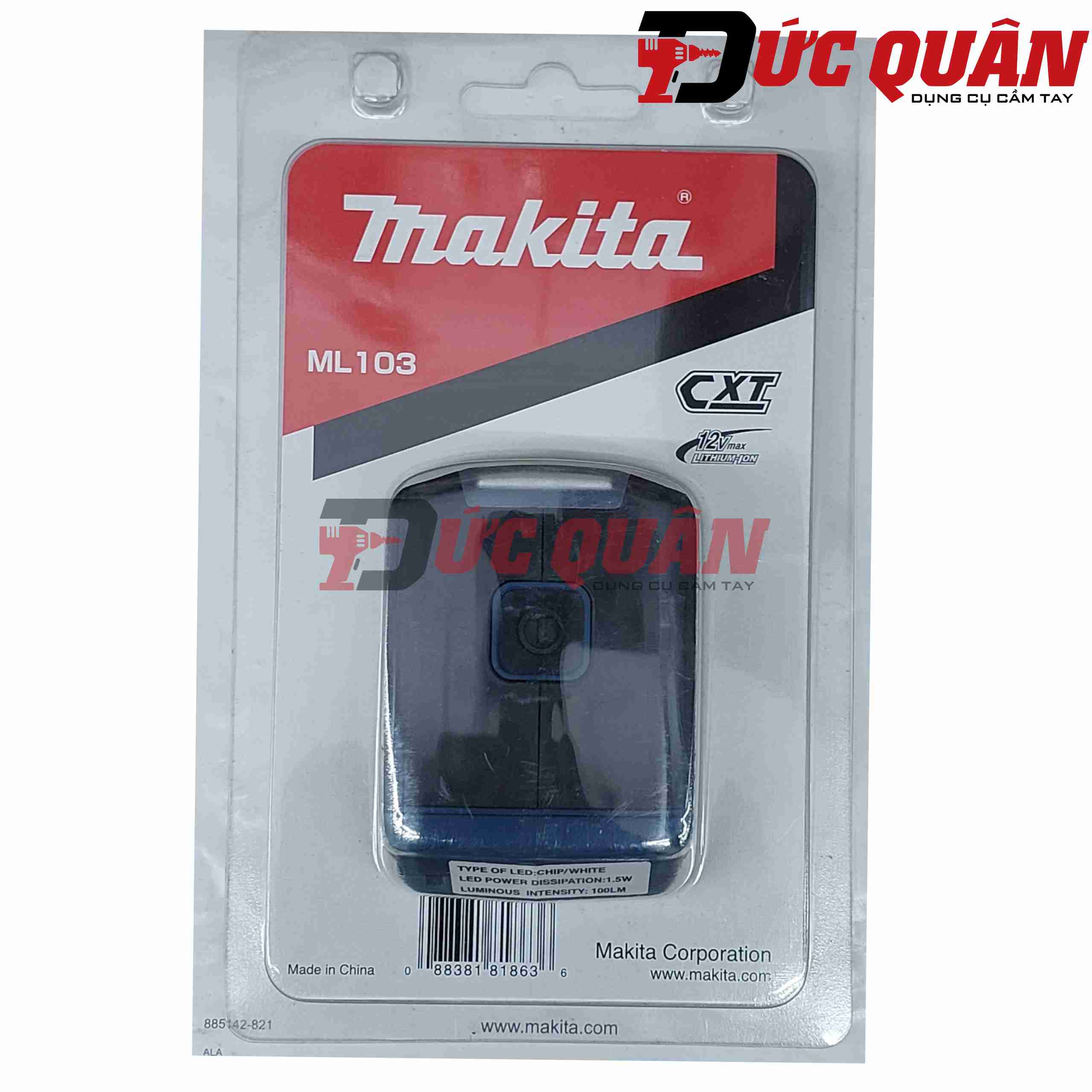 Đèn led dung pin (12v Max) Makita DML103