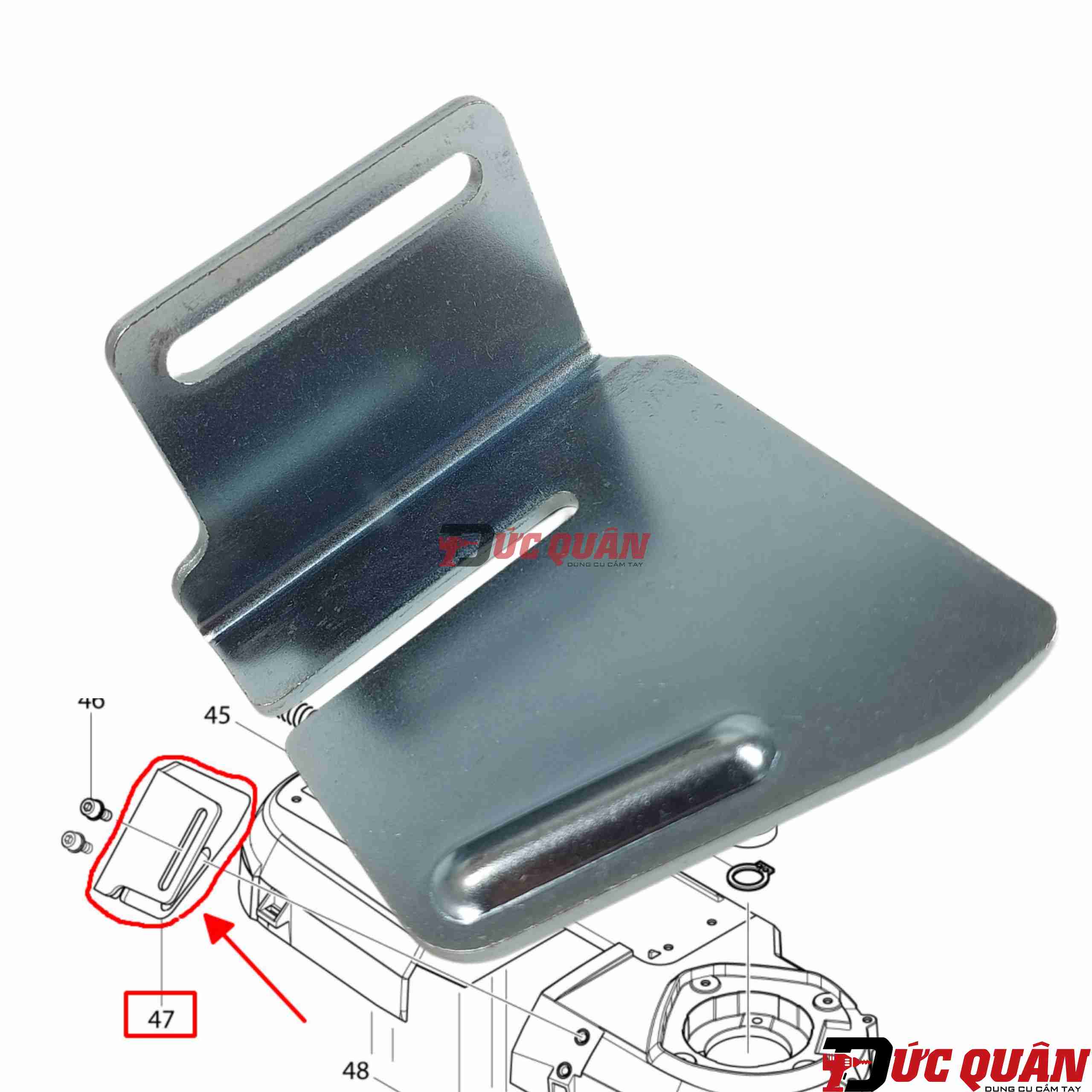 Miếng đệm bảo vệ máy Makita DPB181