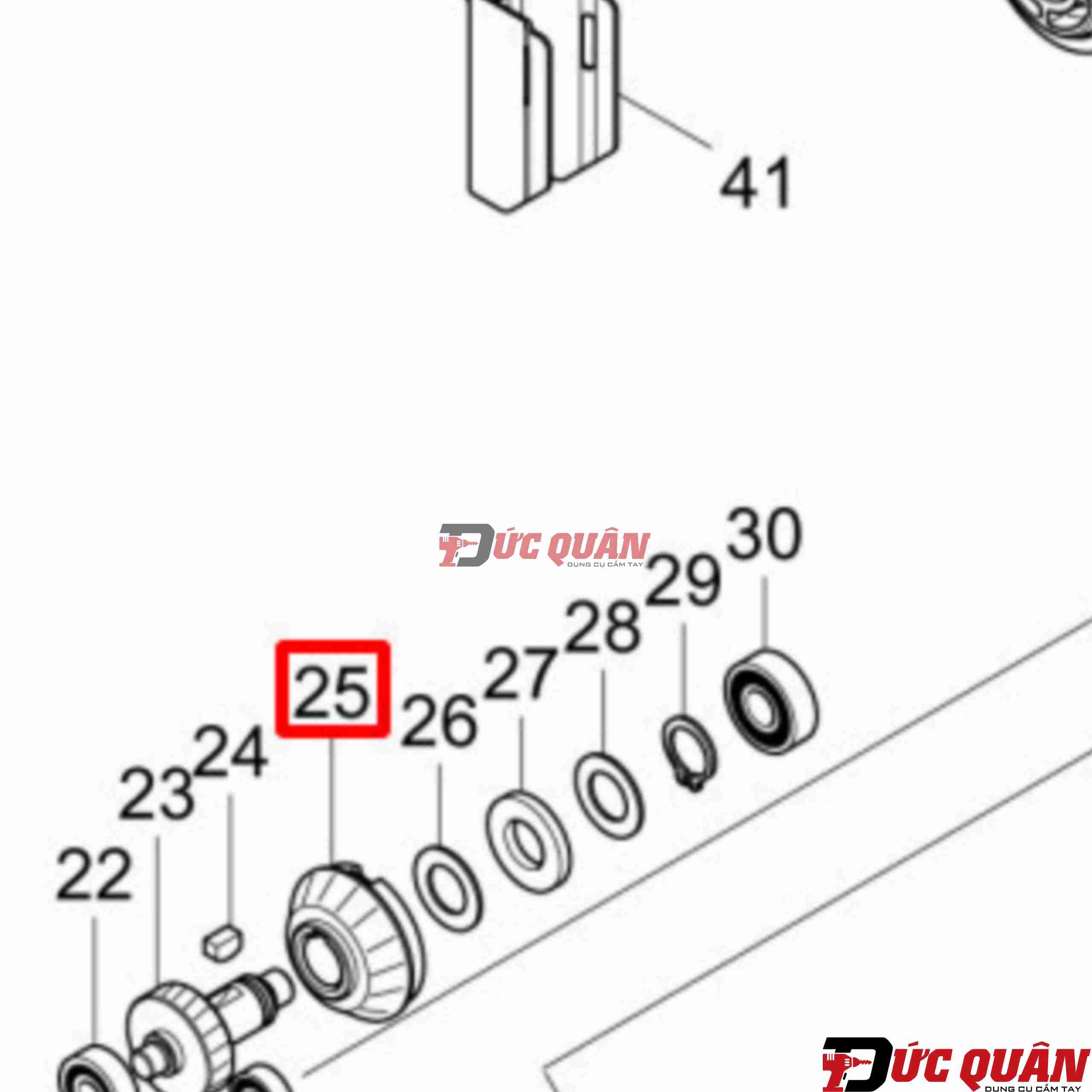 Nhông lớn máy cưa đa góc Makita LS0612/ DLS600