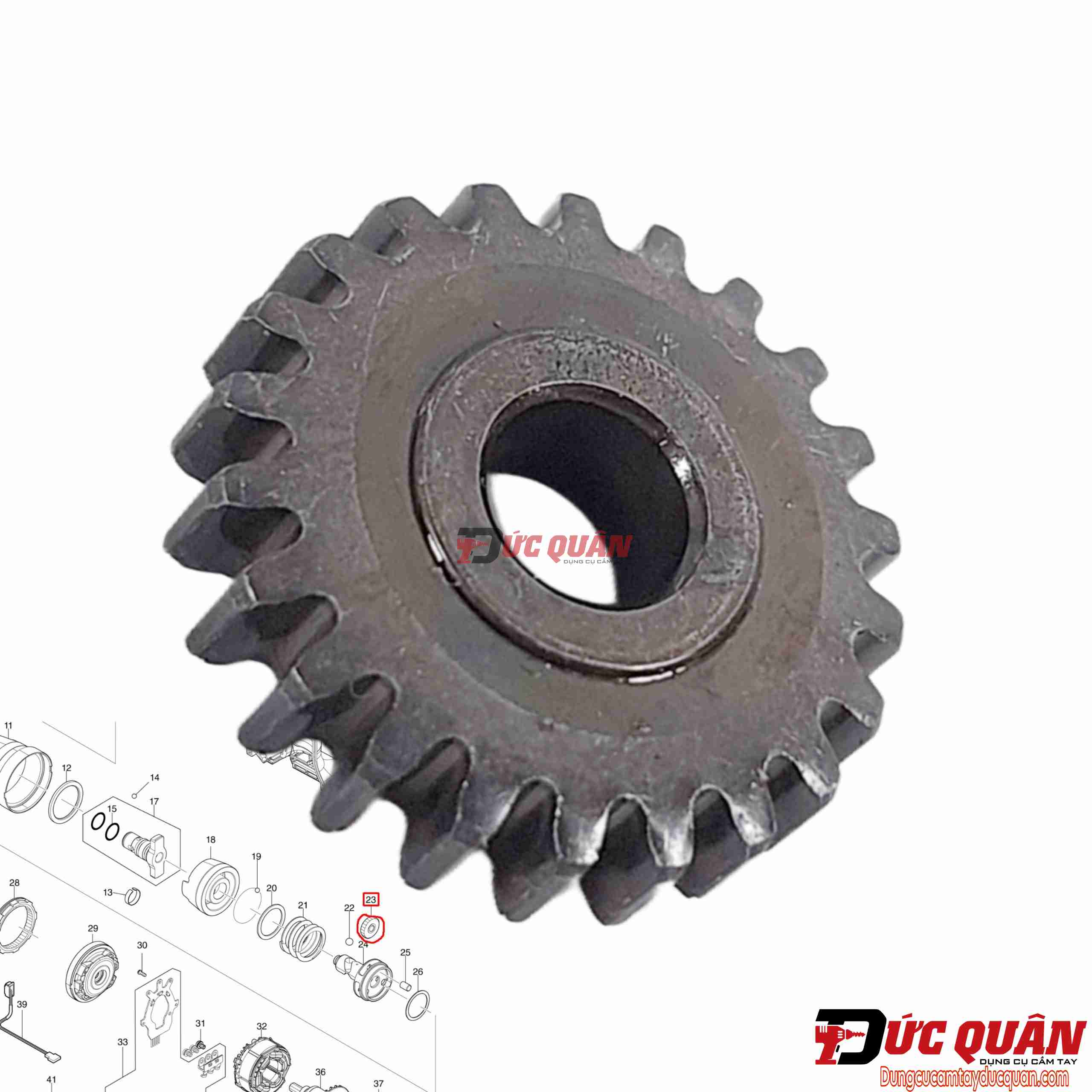 Bánh nhông (22) dùng cho máy Makita DTD172 227350-0 ( 1 cái )
