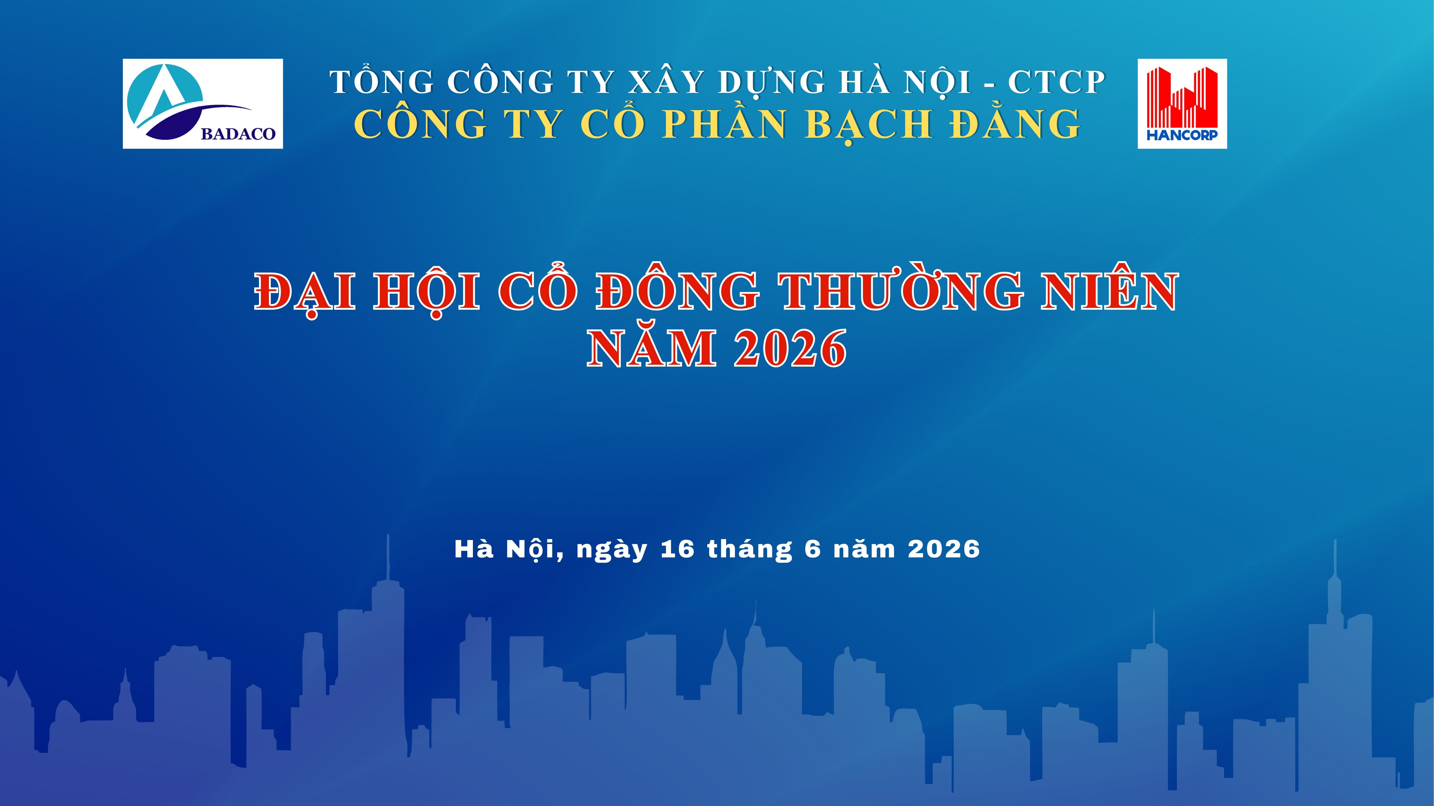 Đại hội đồng cổ đông thường niên năm 2026