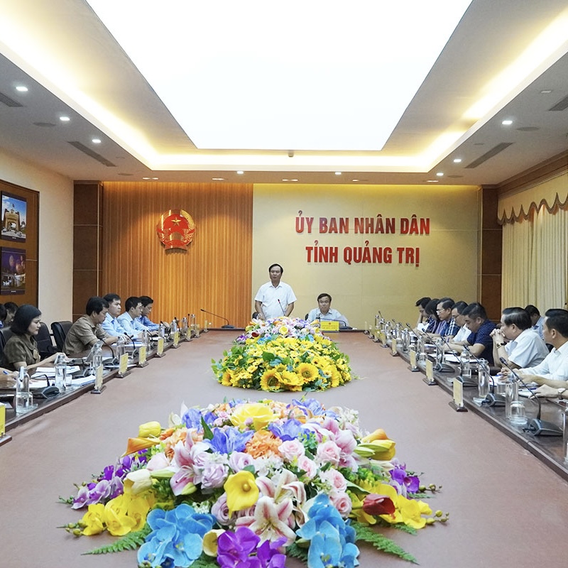 UBND tỉnh Quảng Trị làm việc với các nhà đầu tư
