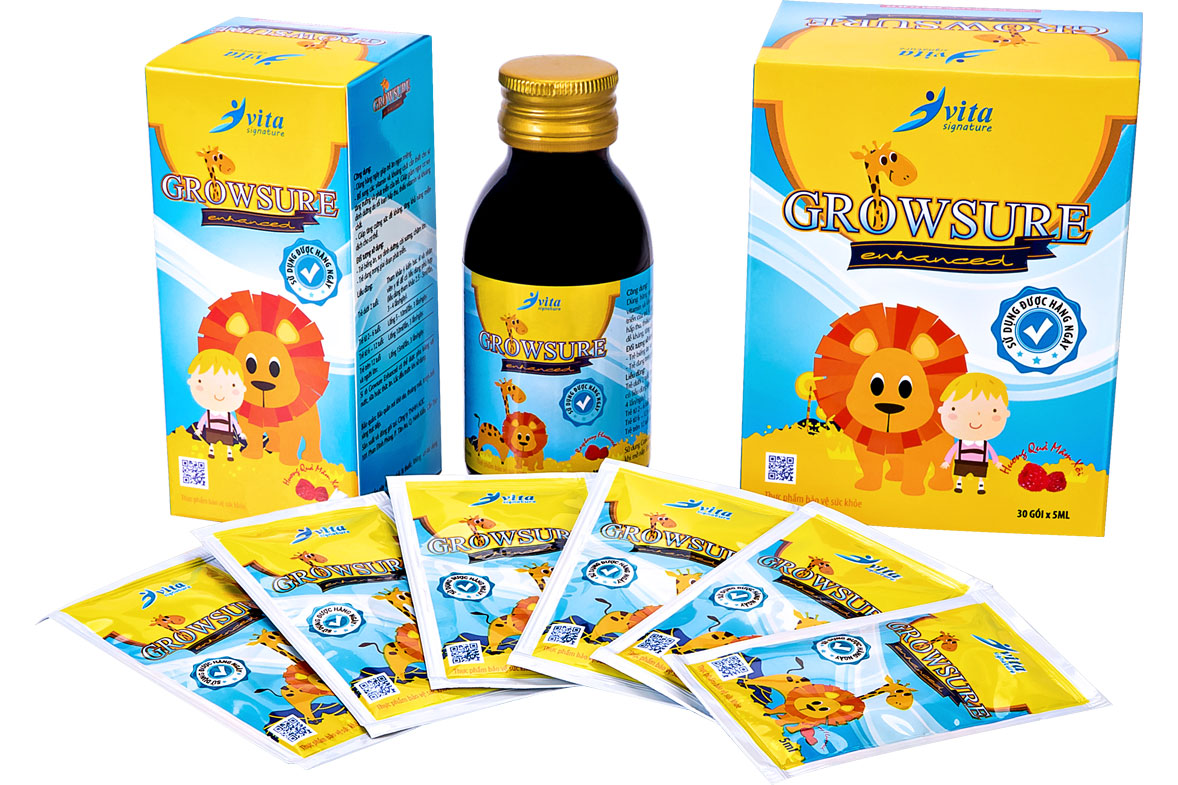 Siro ăn ngon Growsure - Giải pháp trị biếng ăn mà các mẹ luôn tin tưởng