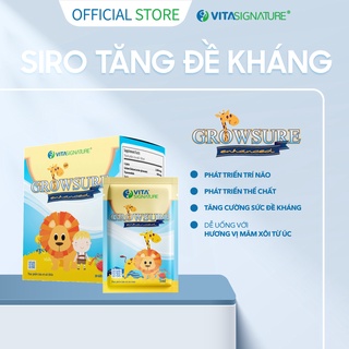 Growsure Enhanced Siro tăng sức đề kháng (Hộp 30 gói x 5ml)