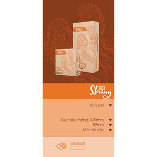 Bao cao su G'EXlife Skinny (Hộp 3 cái)
