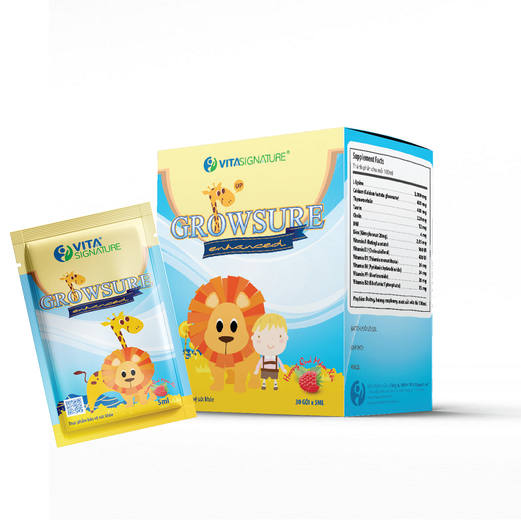 Combo 2 hộp Growsure Enhanced (Hộp 10 gói)