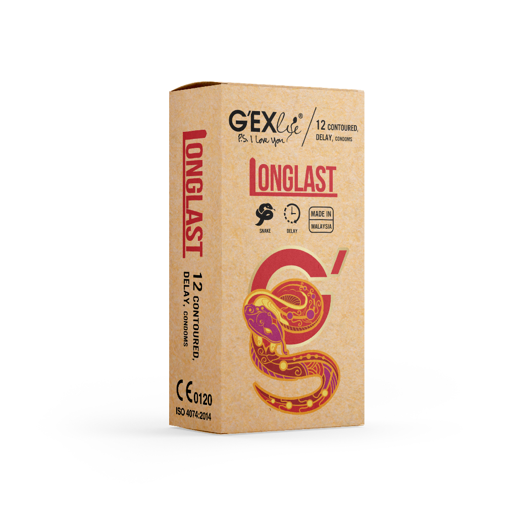 G'EXlife Longlast Bao cao su (Hộp 12 cái)