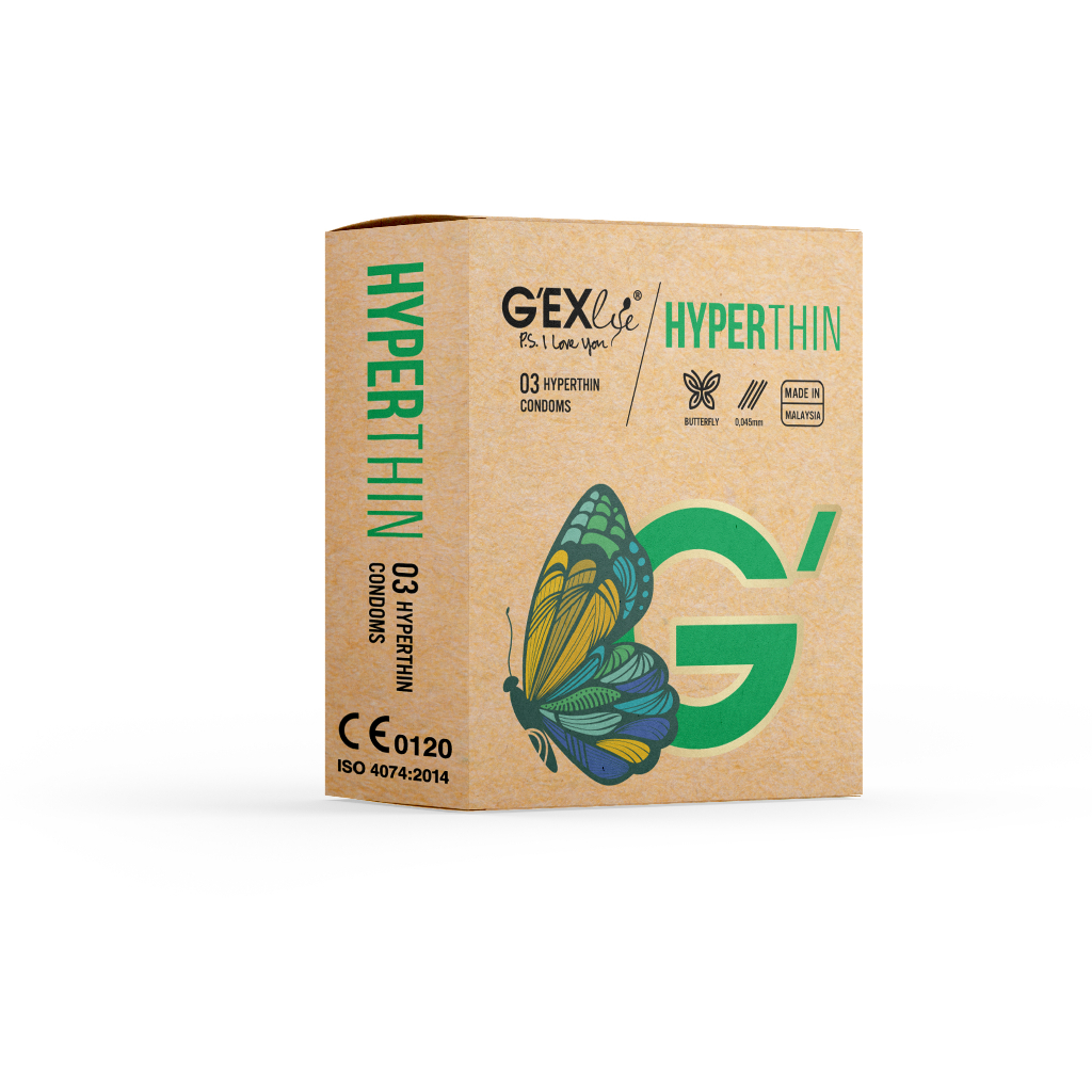 G'EXlife Hyperthin Bao cao su (Hộp 3 cái)