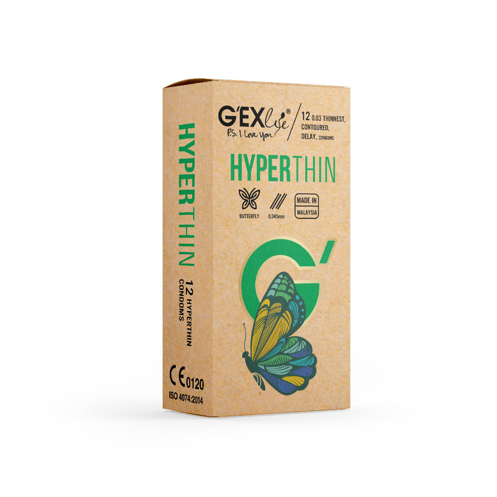 G'EXlife Hyperthin Bao cao su (Hộp 12 cái)
