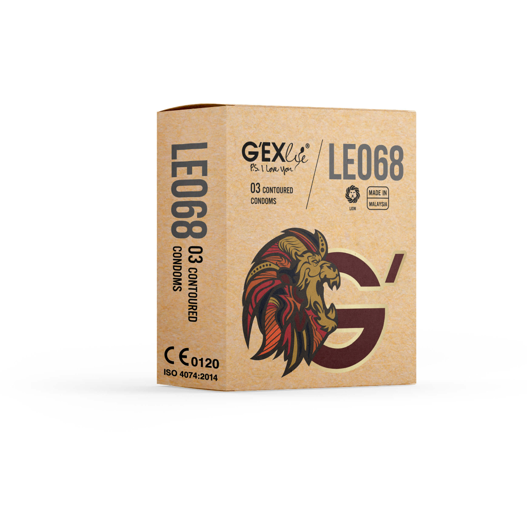 G'EXlife Leo68 Bao cao su (Hộp 3 cái)