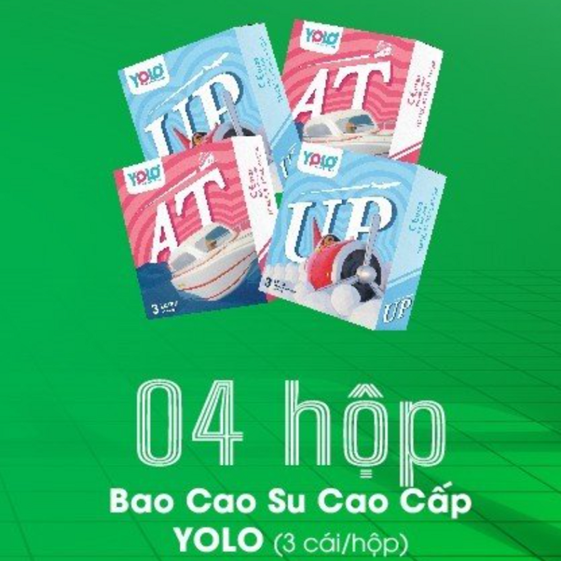Combo 4 hộp YOLO 3 cái