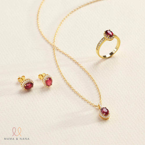 Nhẫn Đá Quý Ruby Đỏ - VHR01-03