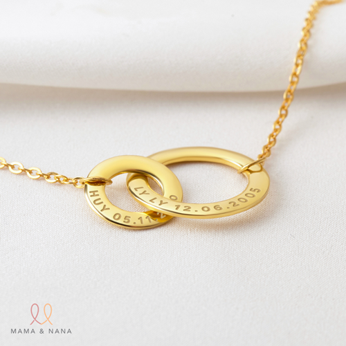 Vòng Tay Mẹ Và Con 2 Vòng Tròn Lồng Nhau Ý Nghĩa - A Mom's Heart