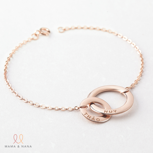 Vòng Tay Mẹ Và Con 2 Vòng Tròn Lồng Nhau Ý Nghĩa - A Mom's Heart