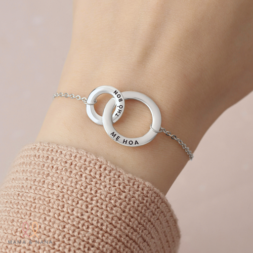 Vòng Tay Mẹ Và Con 2 Vòng Tròn Lồng Nhau Ý Nghĩa - A Mom's Heart