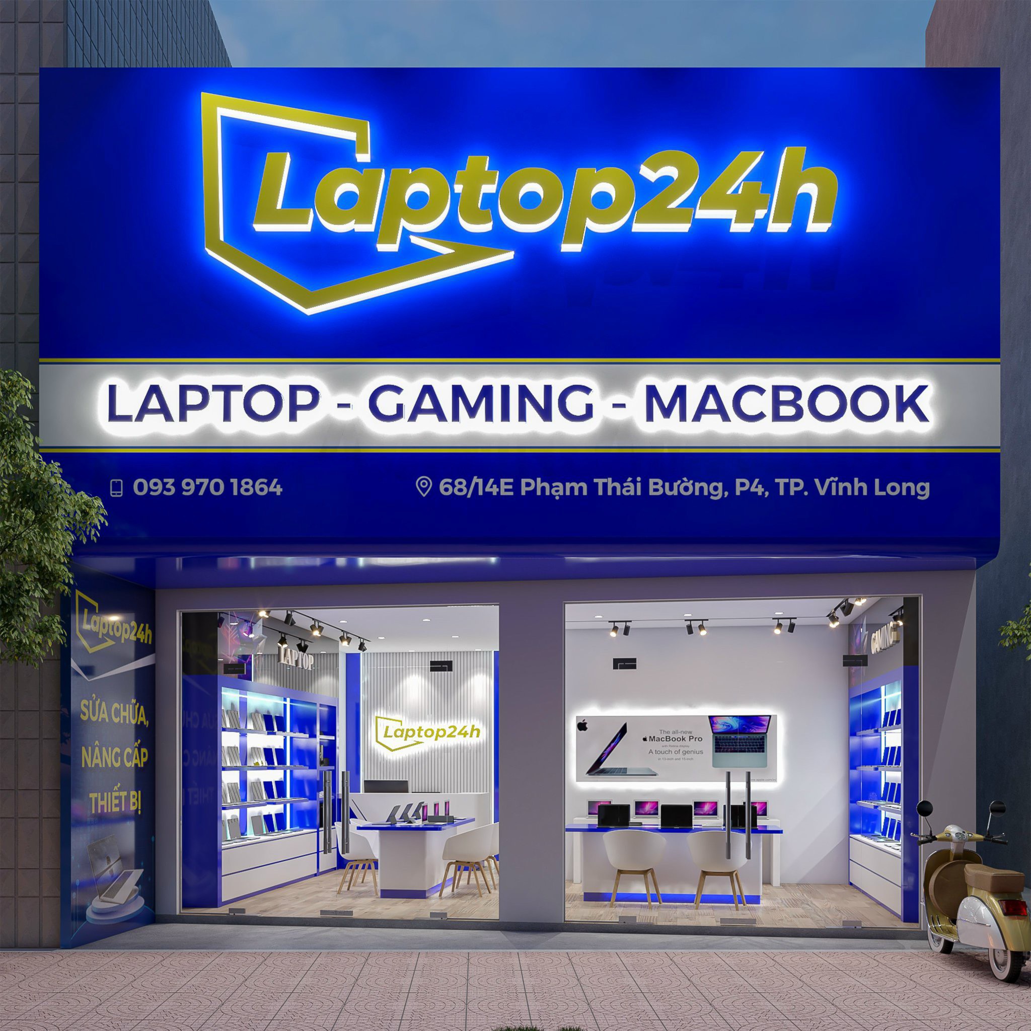 Mua Laptop cũ tại Laptop24H - Laptop cũ Vĩnh Long chỉ bằng nữa giá mới.