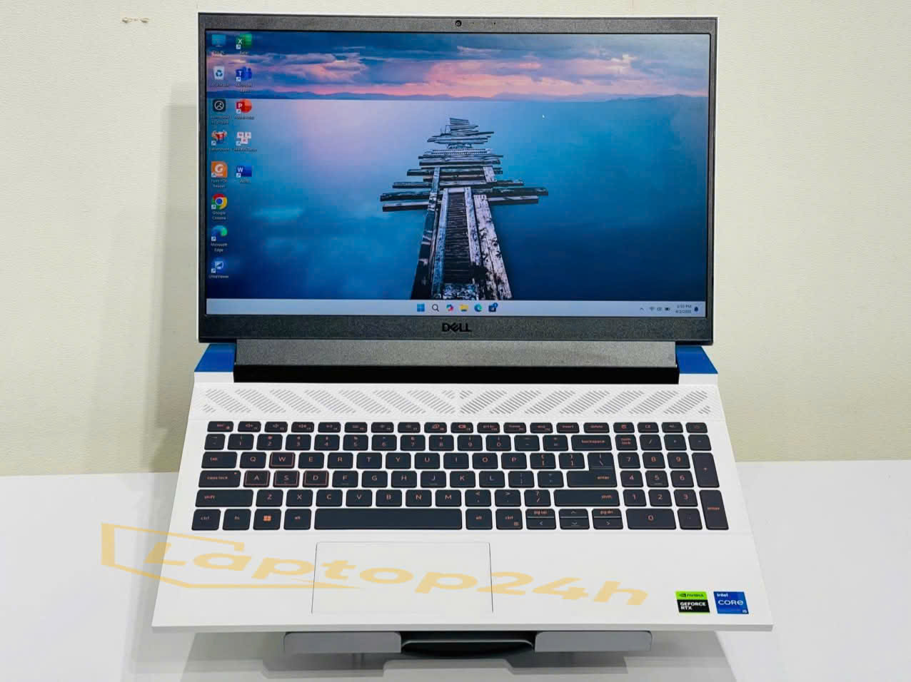 DELL GAMING G15 5530 | Core I5-1345HX | RAM 16GB | SSD 512GB | RTX 4050_6G ( MÀN FULL HD 165HZ ) ( LIKE NEW ) - Goc nghieng | Laptop24h