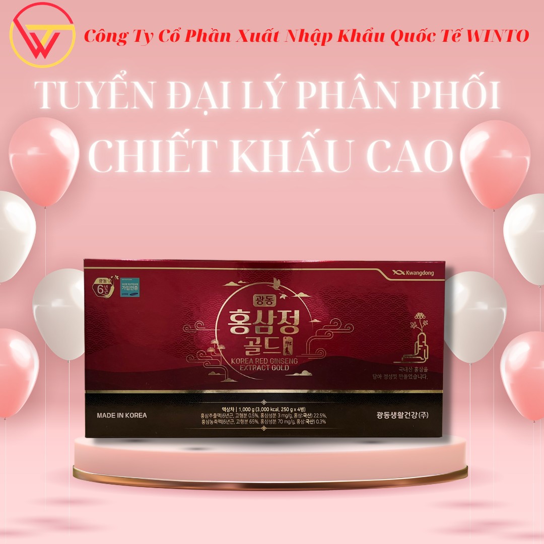 CÔNG TY CỔ PHẦN XUẤT NHẬP KHẨU QUỐC TẾ WINTO TUYỂN ĐẠI LÝ PHÂN PHỐI CHIẾT KHẤU CAO