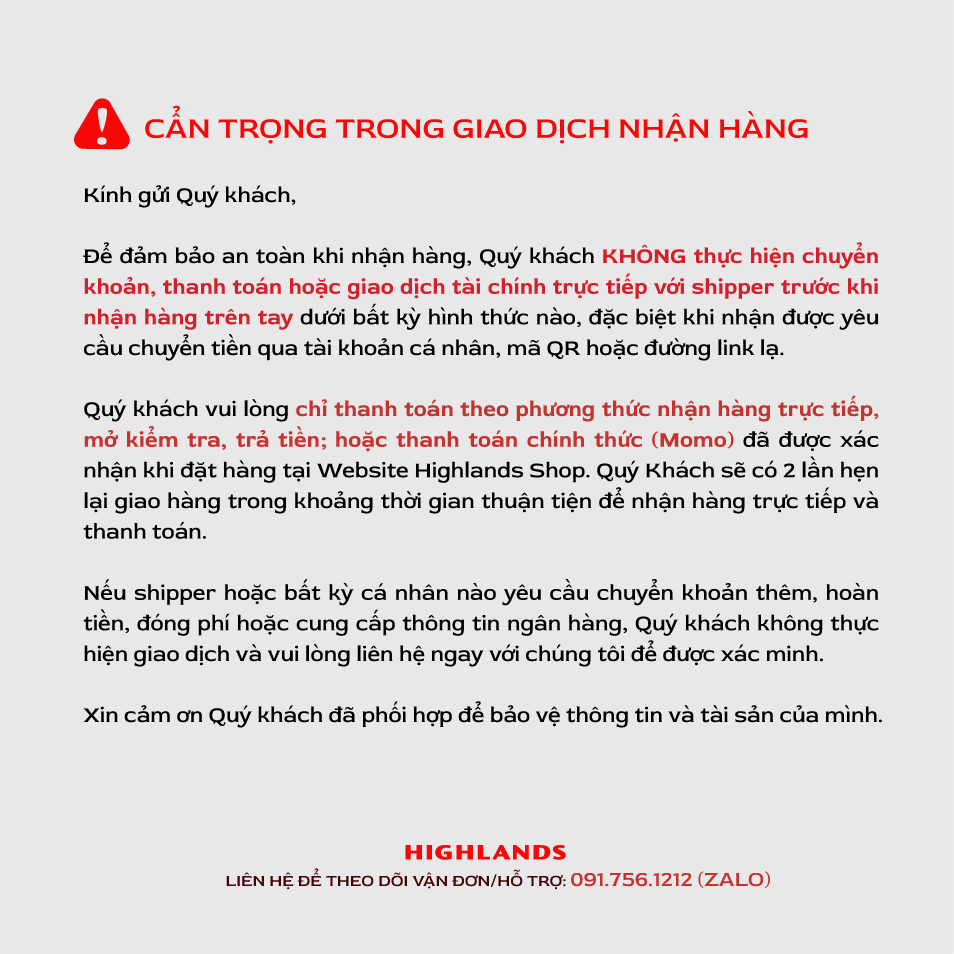 [Giá sỉ tốt] Thùng 15Kg Cà phê hạt Full City Roast Highlands Coffee 1kg