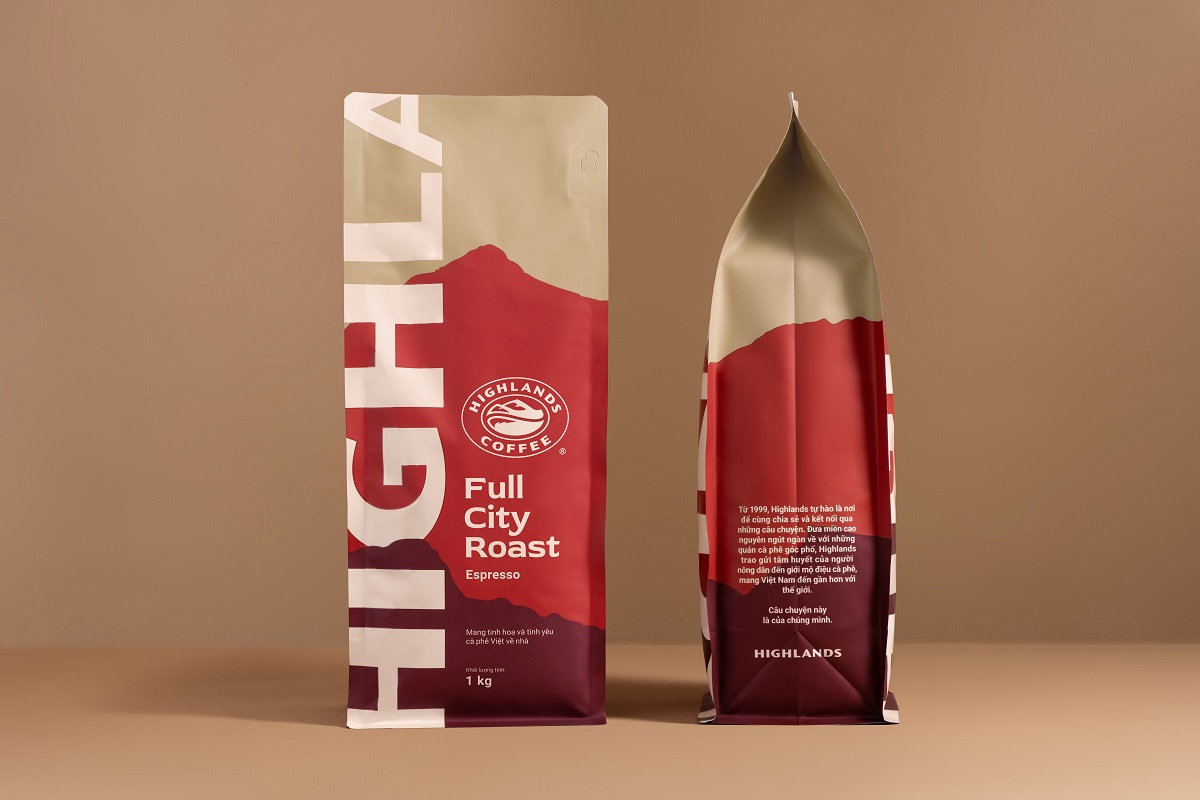 MUA 4 TẶNG 1 - Cà phê Hạt Highlands Coffee 1kg