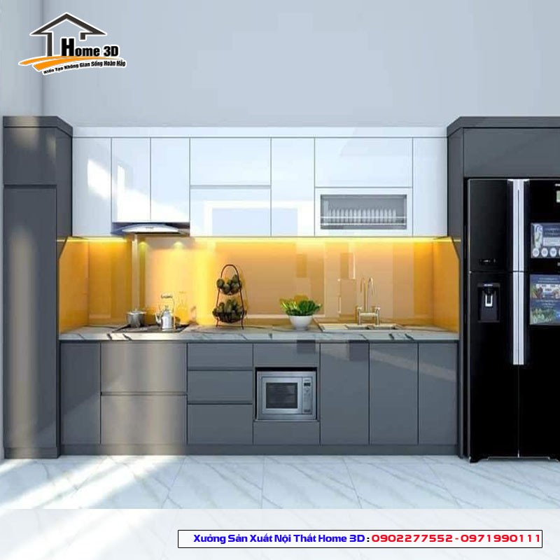 Cải tạo tủ bếp chống ẩm chung cư Royal City – Home 3D, giá rẻ vượt trội