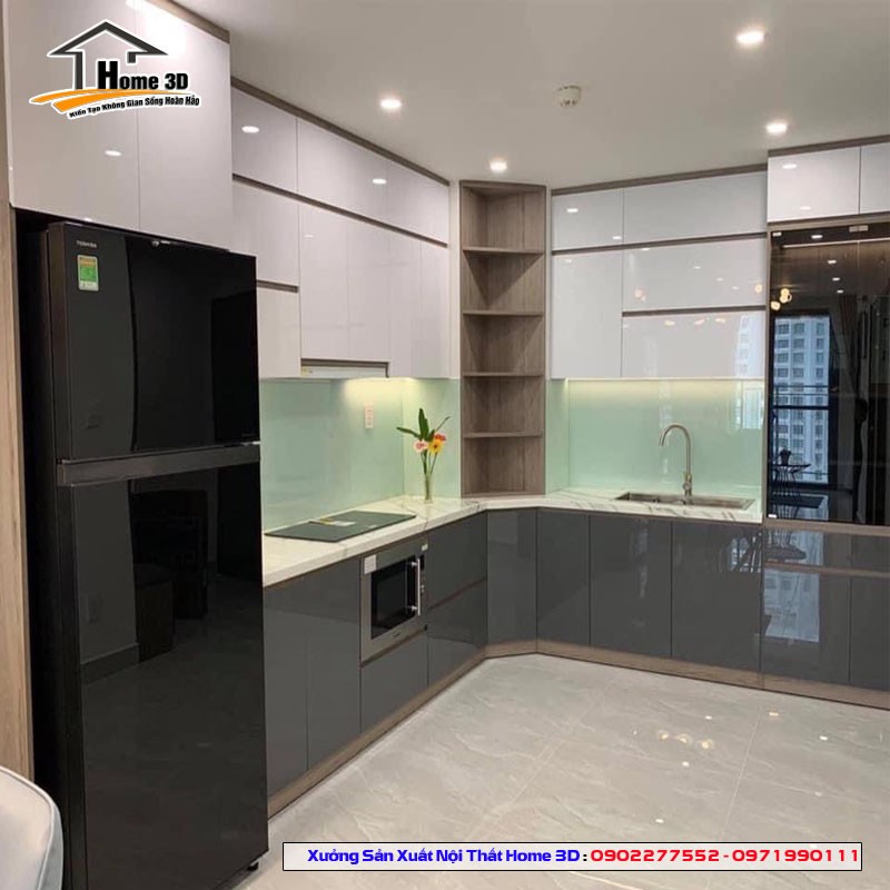 Công ty Home 3D – Chuyên cải tạo, thiết kế tủ bếp chống ẩm cao cấp tại Thái Nguyên