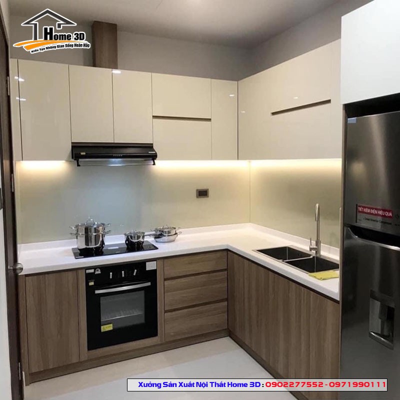Nhận Thi Công Thiết Kế Nội Thất Tủ Bếp Trọn Gói Tại Thái Nguyên - Giá Ưu Đãi Cùng Home 3D