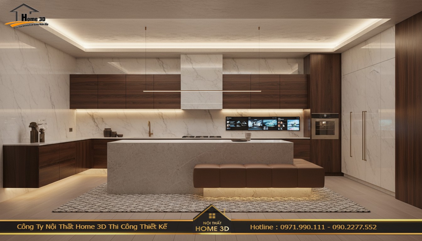 Thiết kế nội thất trọn gói & cải tạo tủ bếp chống ẩm Văn Phú Victoria