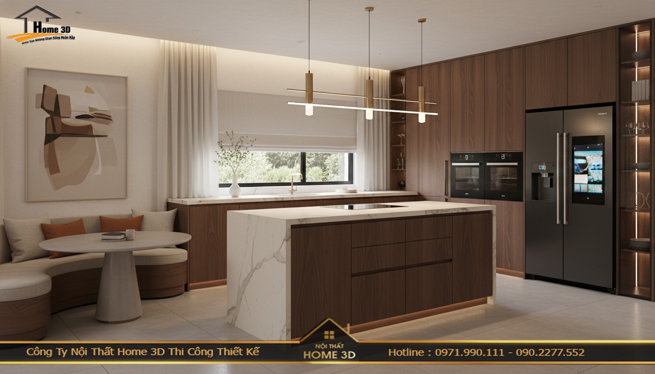 Thiết kế nội thất trọn gói & cải tạo tủ bếp chống ẩm số 7 Trần Phú