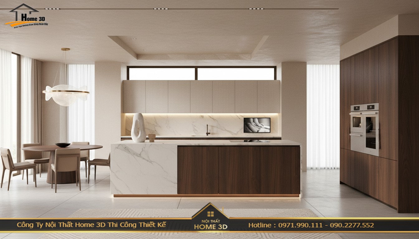 Cải tạo tủ bếp chống ẩm chung cư Sail Tower chống ẩm mốc – Home 3D