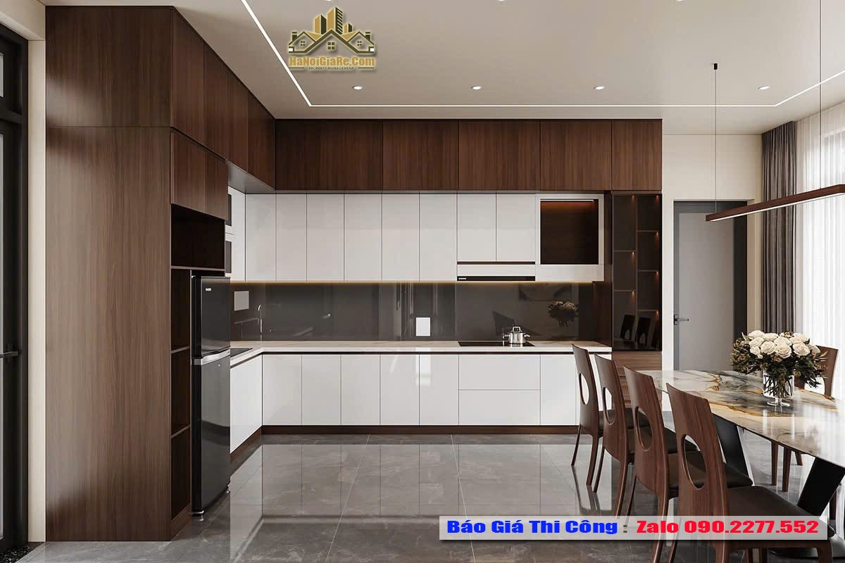 Cải tạo tủ bếp chống ẩm Sky Light Minh Khai giá xưởng – Home 3D