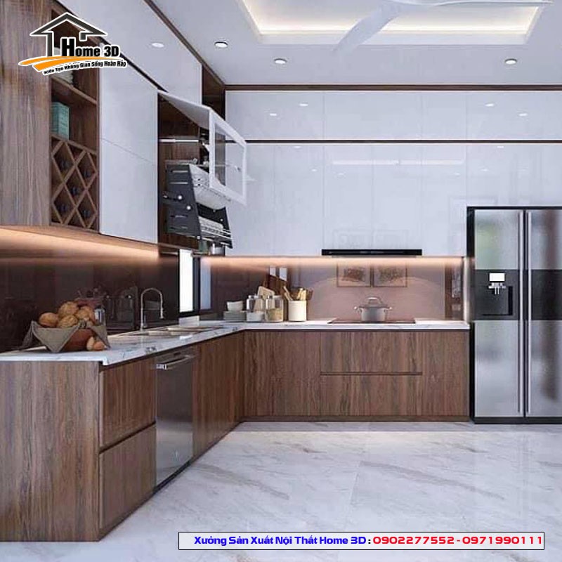 Thi công trọn gói tủ bếp hiện đại tại Trần Điền – Dịch vụ cao cấp, hỗ trợ tận nơi