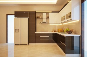 Tủ bếp melamine an cường là gì?