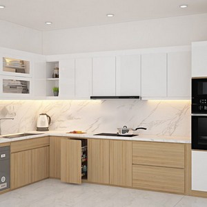 Báo Giá Tủ Bếp Gỗ Công Nghiệp Tại Hoài Đức Hà Nội