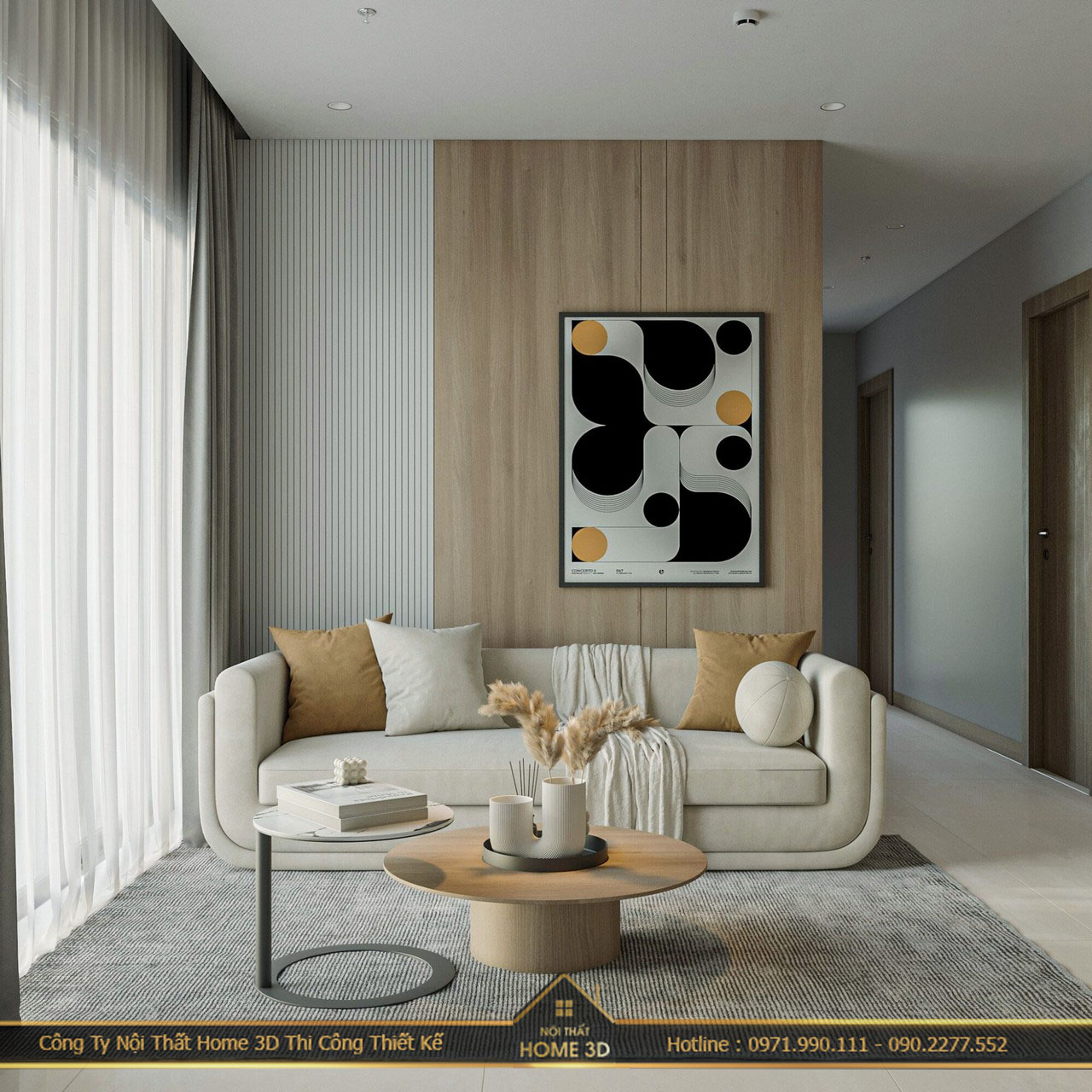 Thiết Kế Nội Thất Chung Cư Hà Nội Aqua Central - Phường Trúc Bạch, Quận Ba Đình: Tinh Tế và Hiện Đại