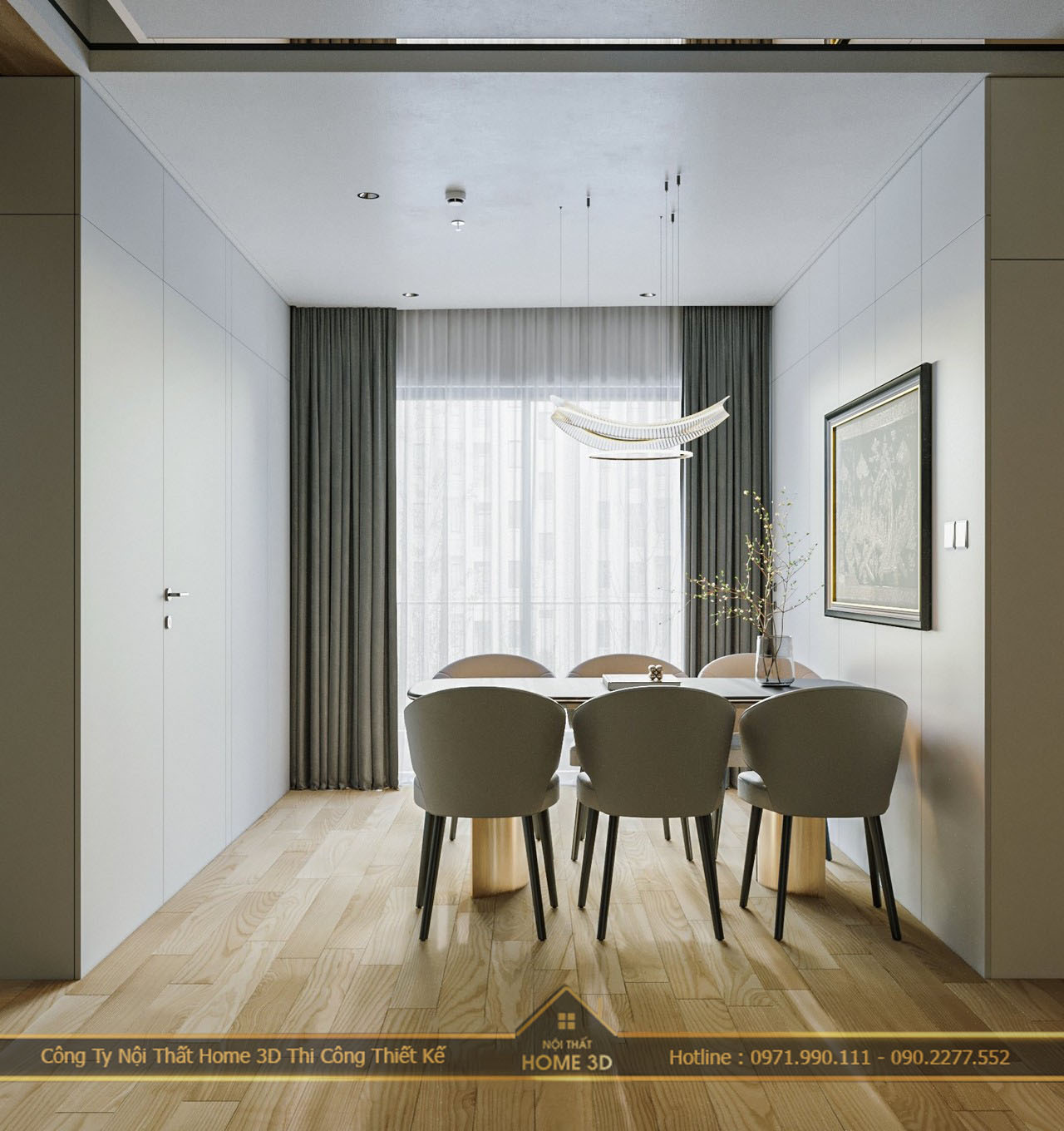 Thiết kế nội thất chung cư 50m2 hiện đại Home 3D?