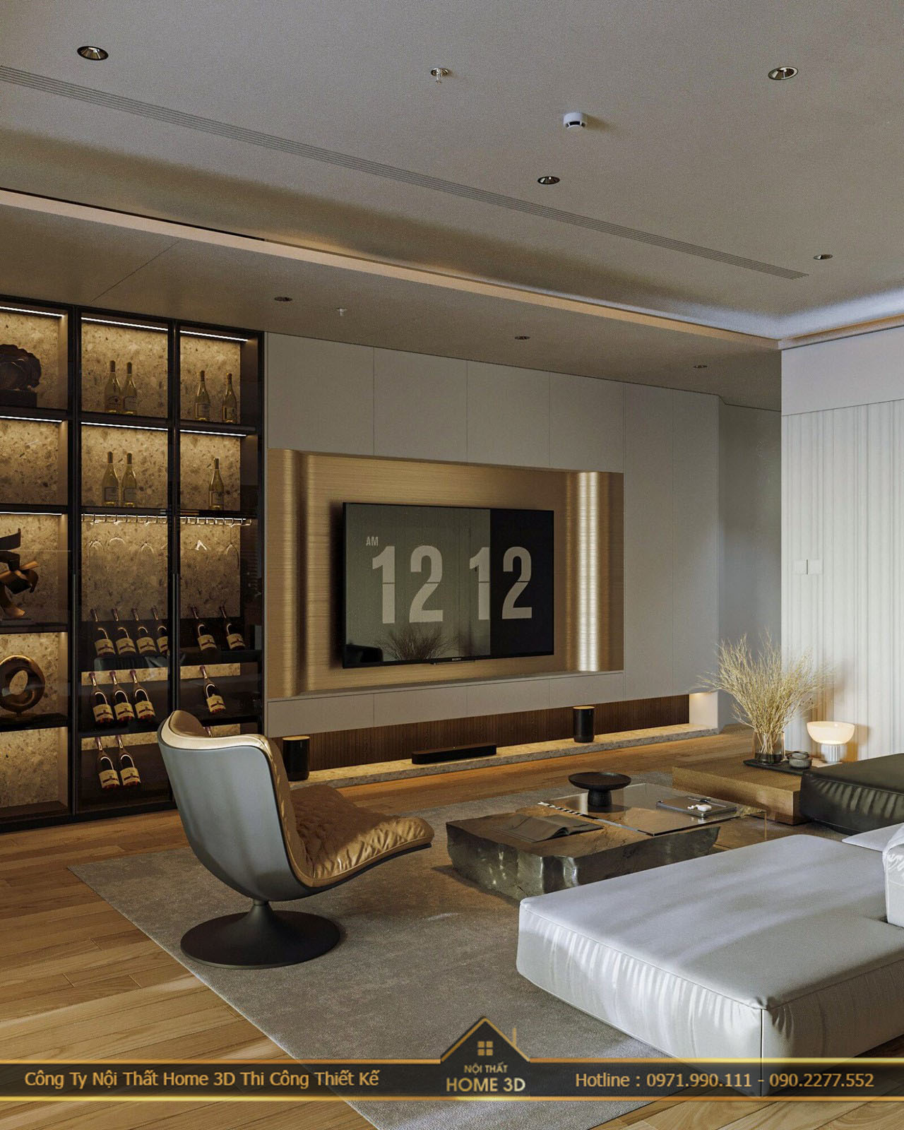 Thiết Kế Nội Thất Chung Cư Masteri West Heights – Không Gian Sang Trọng, Tiện Lợi Cùng Home 3D