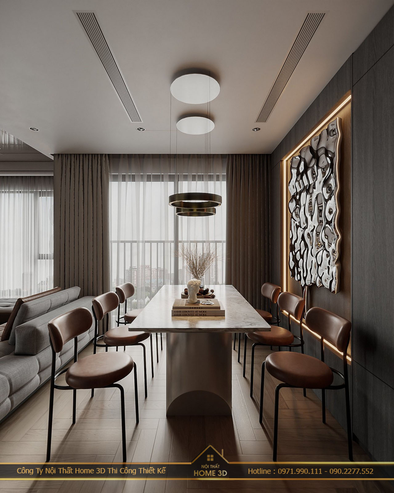 Thi công nội thất văn phòng độc đáo và tiết kiệm chi phí nhất cùng Home 3D?