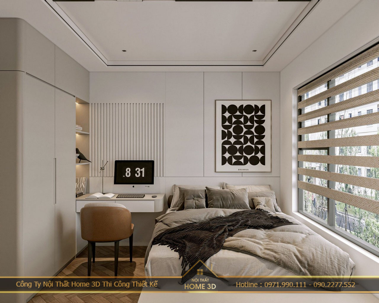 Thiết kế nội thất chung cư cho gia đình trẻ Home 3D?