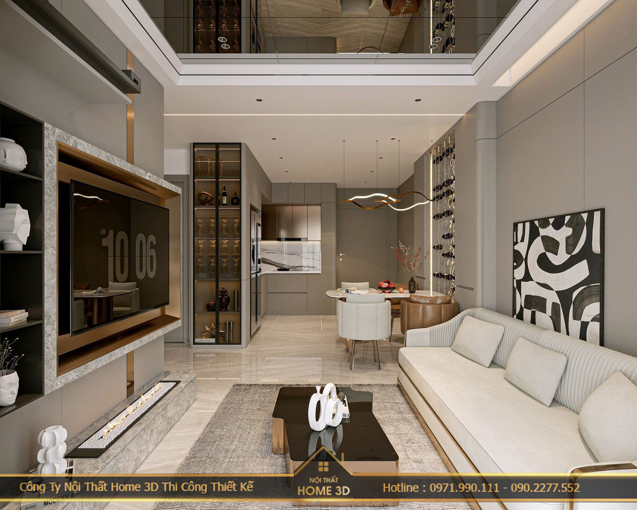 Cách lựa chọn màu sơn cho thiết kế nội thất chung cư Home 3D?