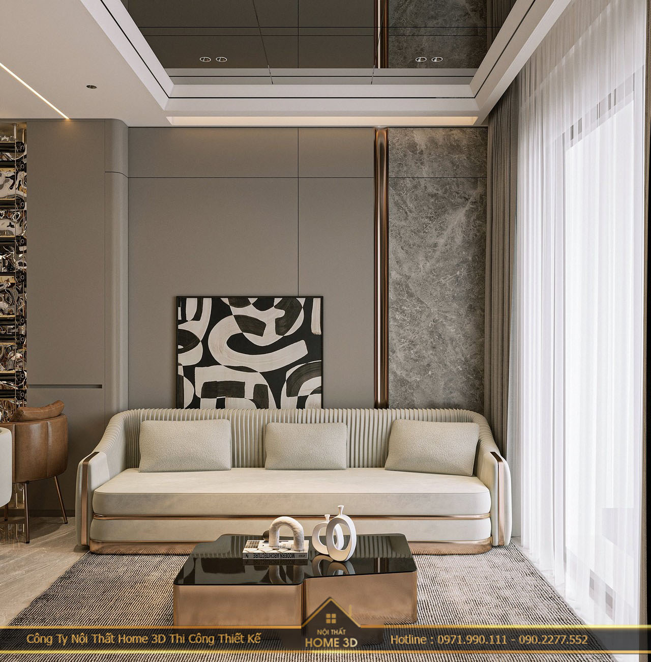 Thiết kế nội thất chung cư cao cấp Home 3D?