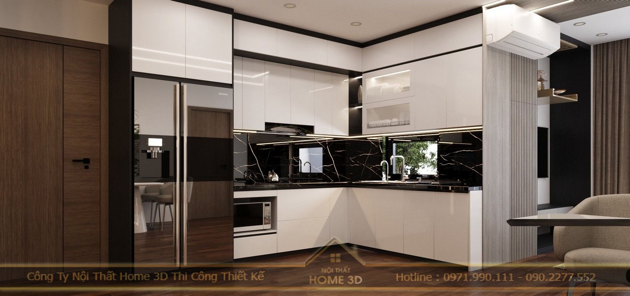 Thi công tủ bếp Hải Dương chống ẩm mốc bảo hành dài hạn