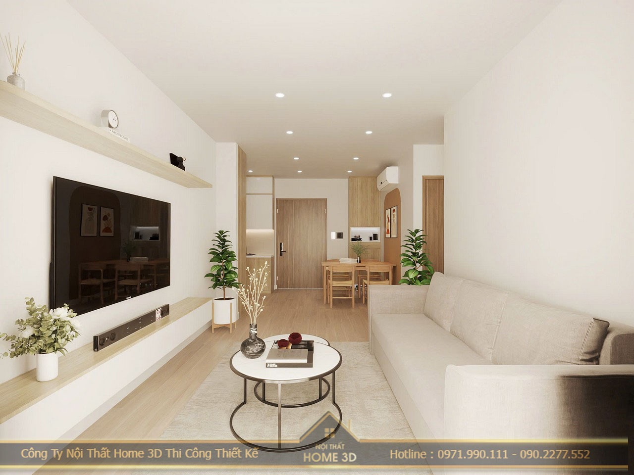 Dịch vụ thiết kế nội thất chung cư trọn gói tại Hà Nội