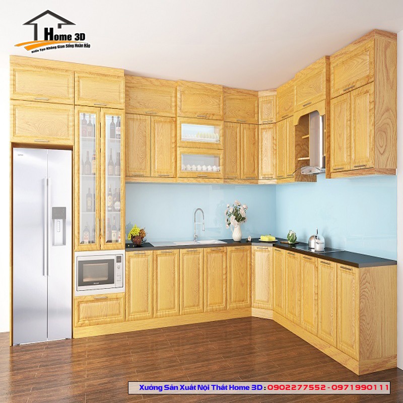 Lựa Chọn Đơn Vị Thi Công Tủ Bếp Theo Phong Cách Nội Thất Cùng Nội Thất Home 3D