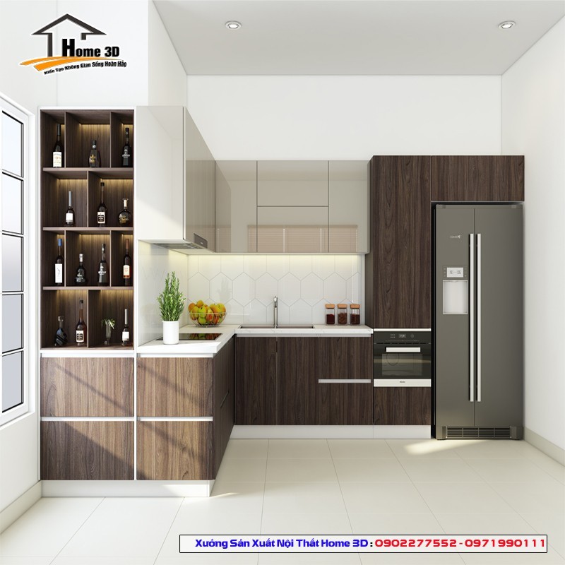 Tủ bếp Inox vs. Gỗ: Lựa chọn nào tốt hơn cho tủ bếp của bạn?