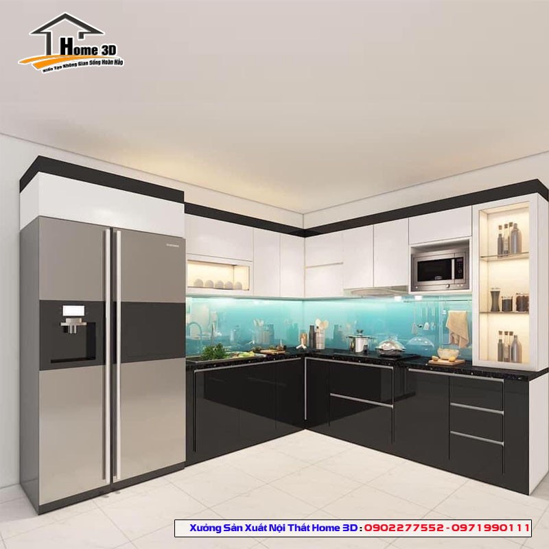 Nhận thiết kế tủ bếp theo yêu cầu tại Bắc Giang