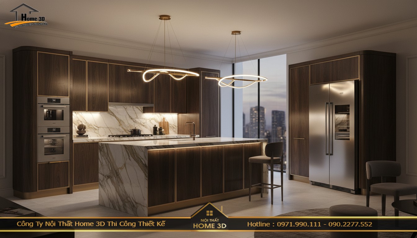 cấu tạo thùng tủ bếp chống ẩm mốc của home 3d