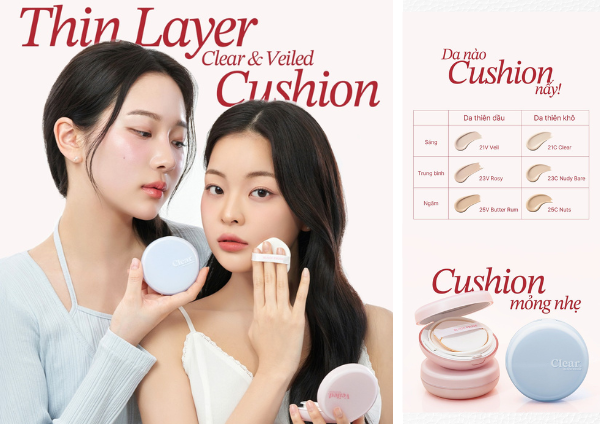 CHỌN CUSHION PHÙ HỢP DỄ DÀNG HƠN CÙNG BLACK ROUGE